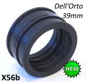 manifold rubber for Dell'Orto 39mm carburettors
