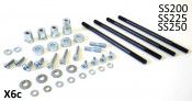 Complete set stud & nuts SS200/225/250