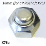 Rear Hub Nut 27 ext / 18 int